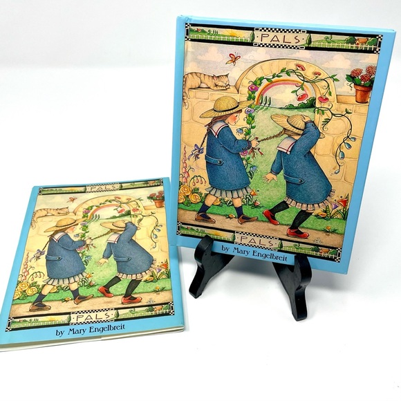 Vintage Pals Book Mary Engelbreit 1992 Friendship Gift Picture Book Heartwarming - Picture 3 of 10